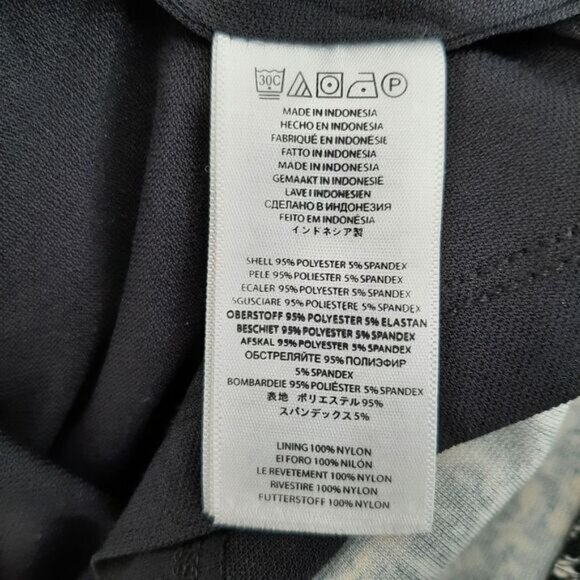 MICHAEL KORS Sleeveless Sheath Knee Length Dress Abstract Pattern B&W Sz M - Picture 12 of 15